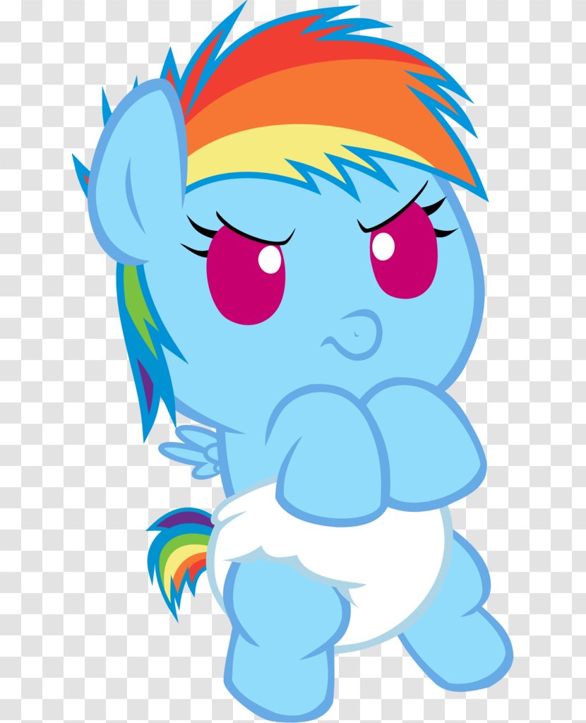 Rainbow Dash Pony Fluttershy Infant - Tree Transparent PNG