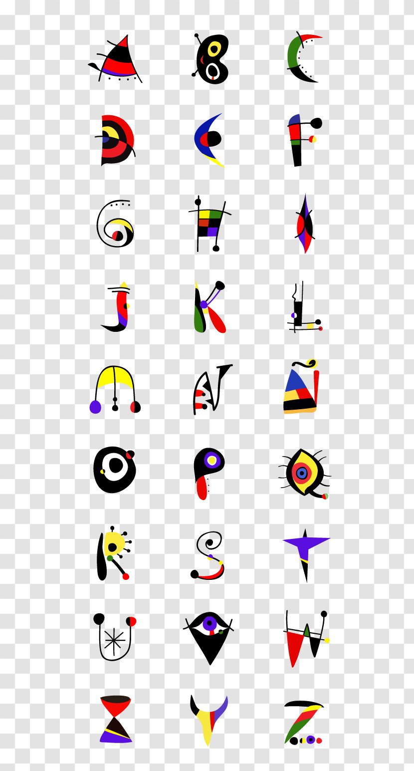 Artist Alphabet Abecedario Miró - Logo - Wassily Kandinsky Transparent PNG