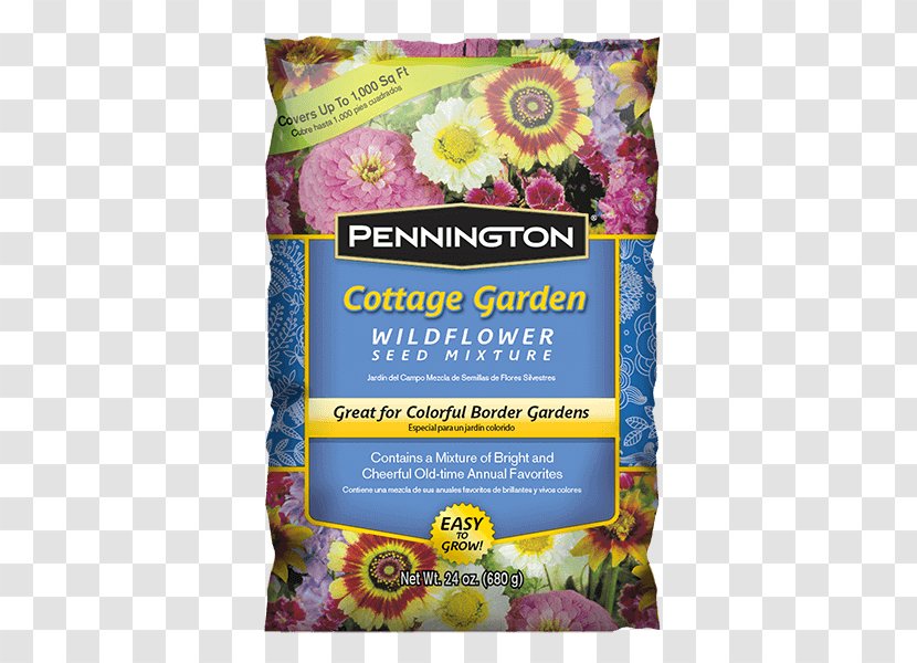 Cottage Garden Wildflower Lawn Food Plot - Seed - Grass Transparent PNG