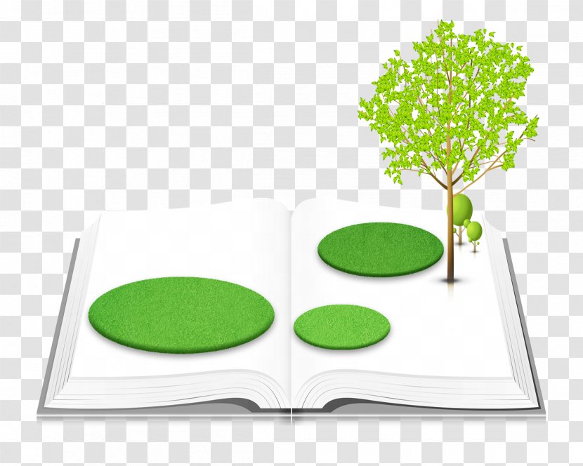 Leaf Brand Wallpaper - Trees In Books Transparent PNG