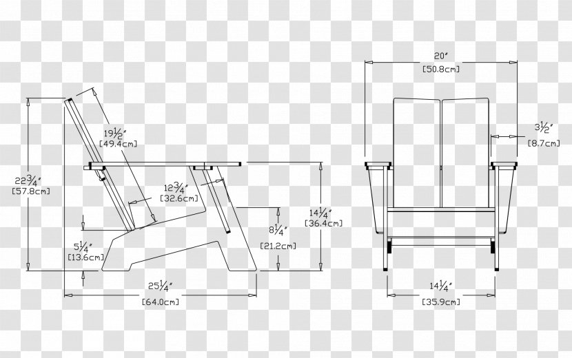 Floor Plan Chair Angle - Hardware Accessory Transparent PNG