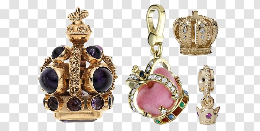 Crown Designer - Earrings - Collection Transparent PNG