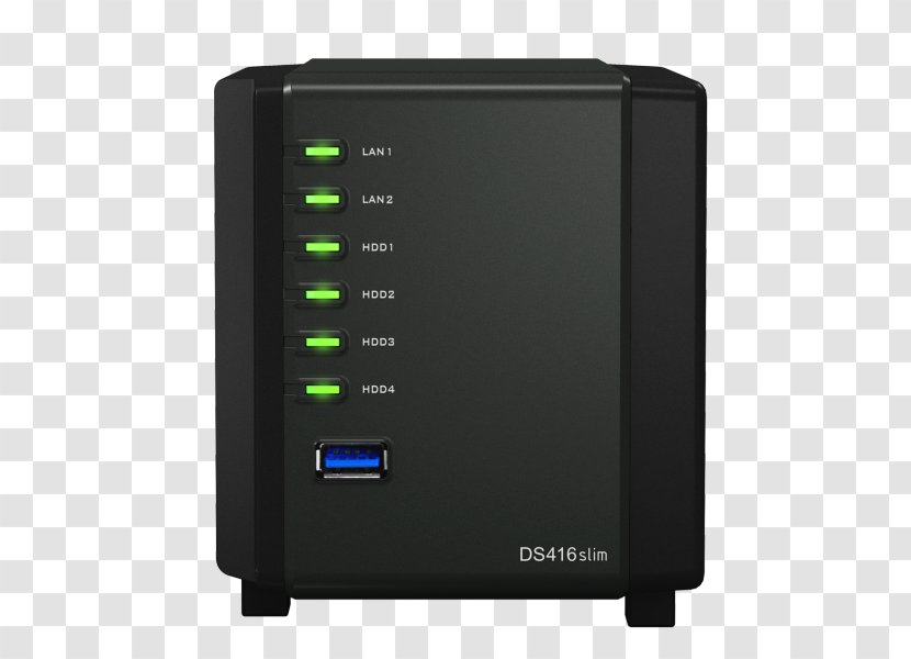 Synology DiskStation DS416slim Network Storage Systems DS414slim Data - Diskstation Ds414 - Slimming Transparent PNG
