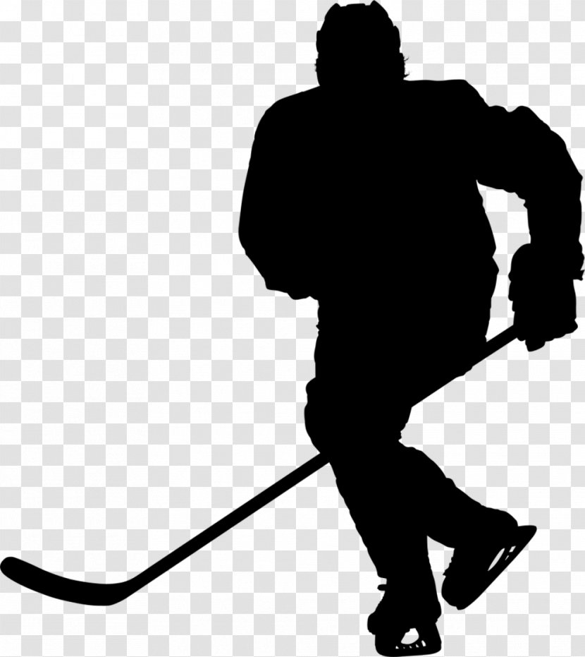 Black White M Silhouette - Field Hockey - Stick And Ball Games Transparent PNG