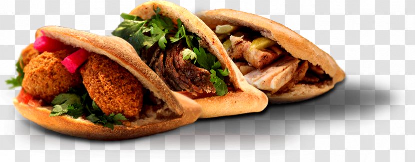 Falafel Shawarma Pita Fast Food Gyro - Appetizer Transparent PNG