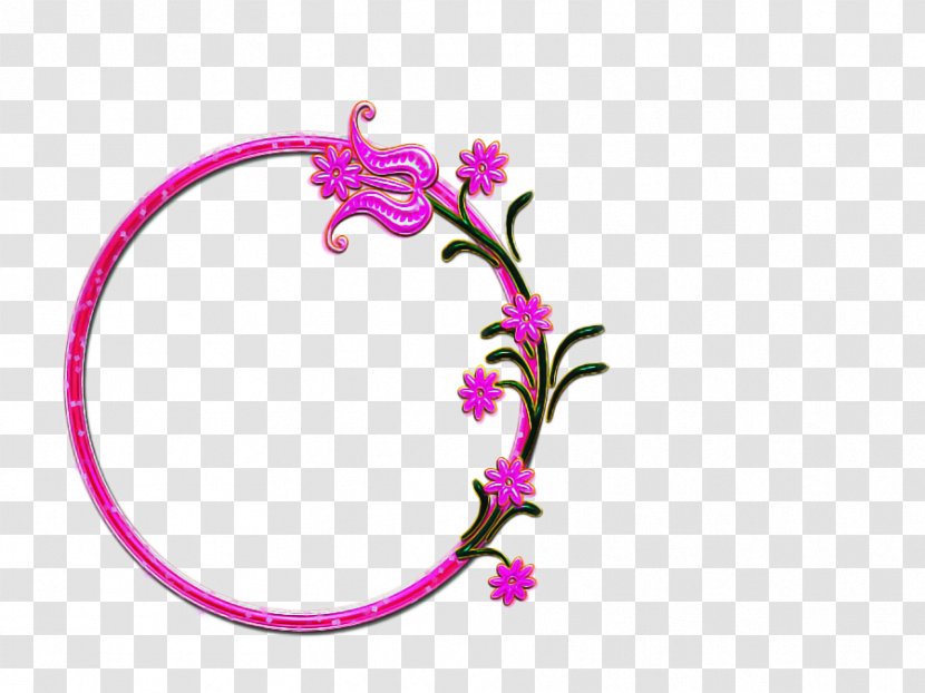Pink Plant Flower Magenta Hair Accessory - Headpiece - Oval Transparent PNG