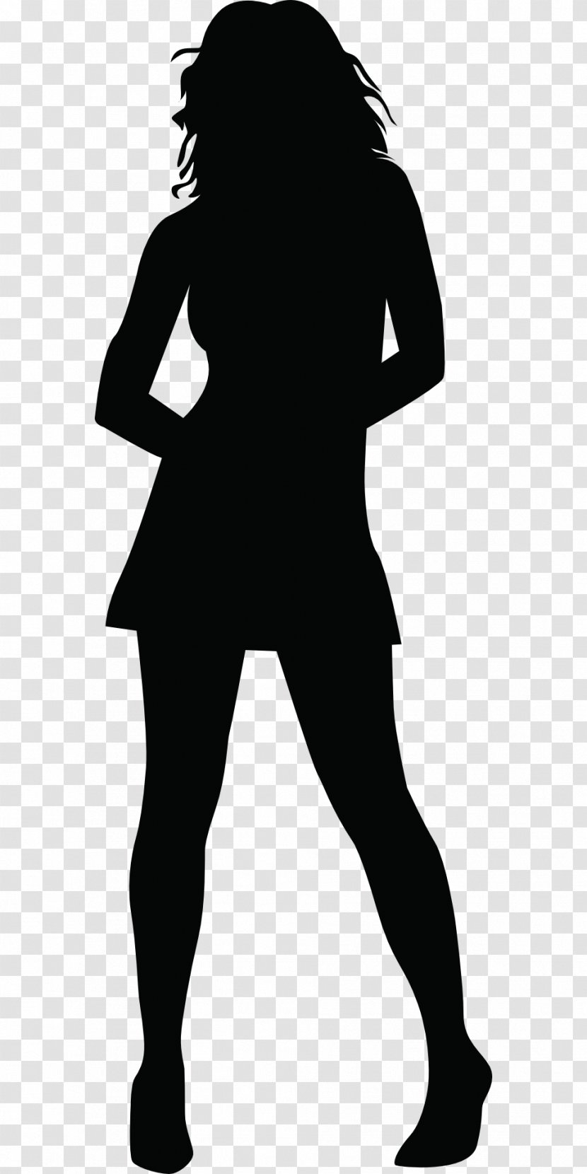 Silhouette Woman Clip Art - Cartoon Transparent PNG