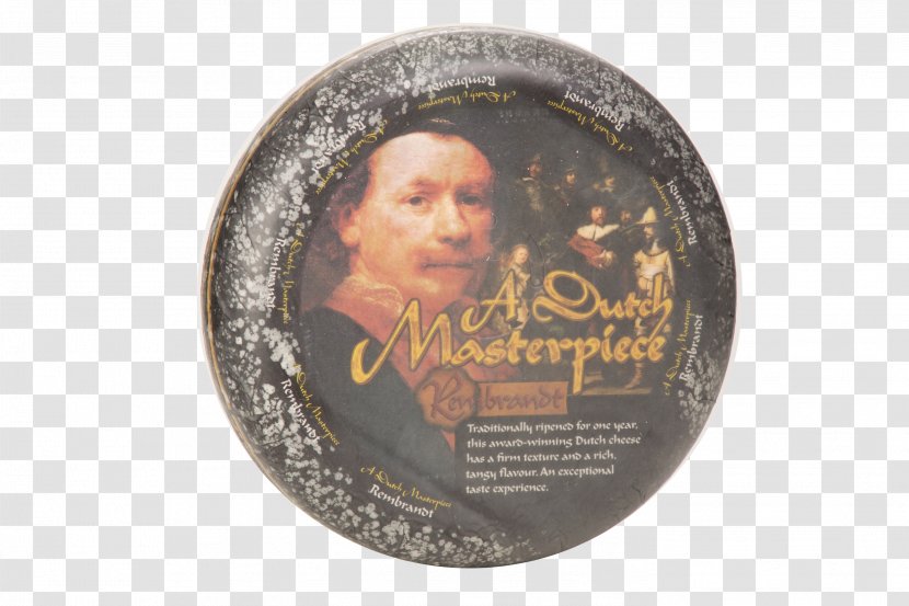 Self-portraits By Rembrandt Gouda Cheese Masterpiece - Dutch Transparent PNG