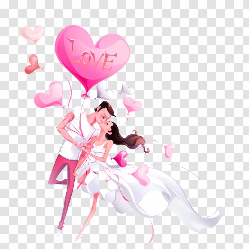 Qixi Festival Valentines Day Tanabata Poster - Fictional Character - Love Men And Women Transparent PNG