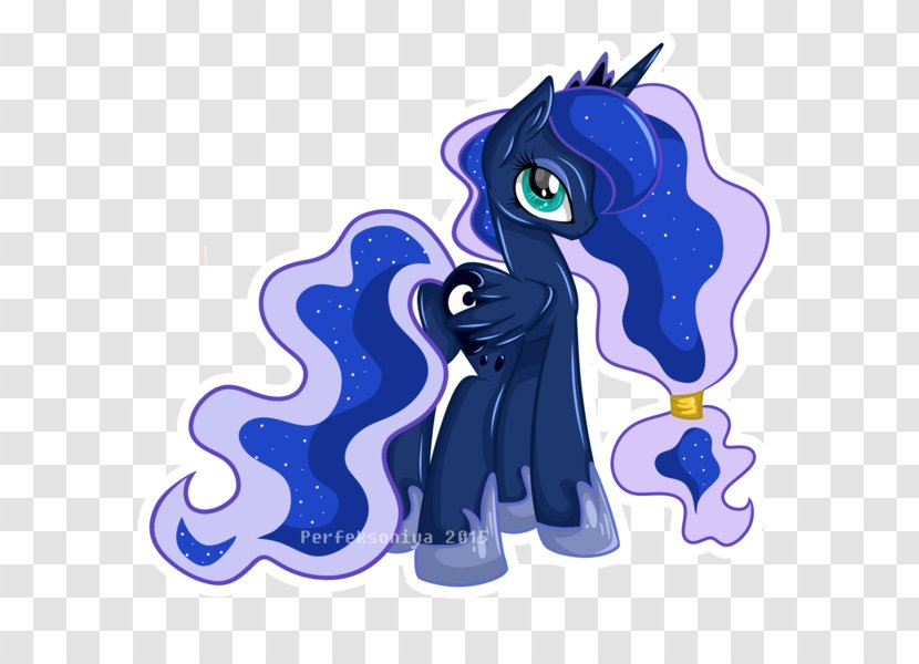 Horse Cobalt Blue Animal Animated Cartoon - Figure Transparent PNG