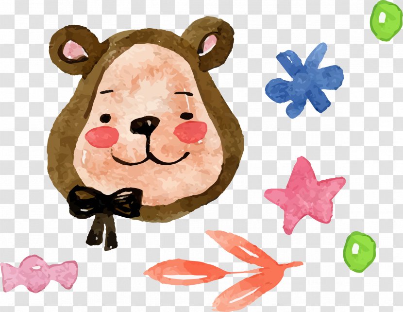 Cartoon Drawing - Heart - Brown Bear Candy Transparent PNG