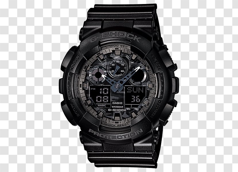 G-Shock Watch Casio Amazon.com Water Resistant Mark - Quartz Clock Transparent PNG