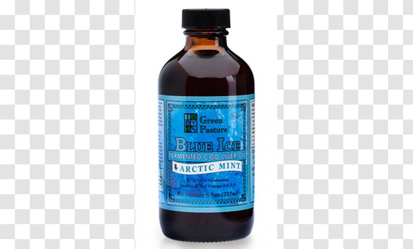 Blue Ice Fermented Cod Liver Oil Dietary Supplement Transparent PNG
