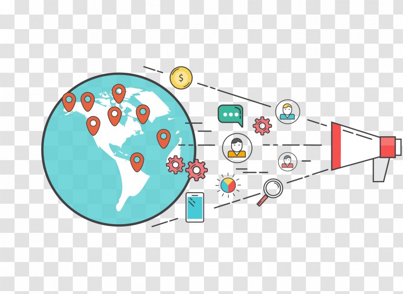 Diagram Marketing Mídia Programática Media Buying - Area Transparent PNG