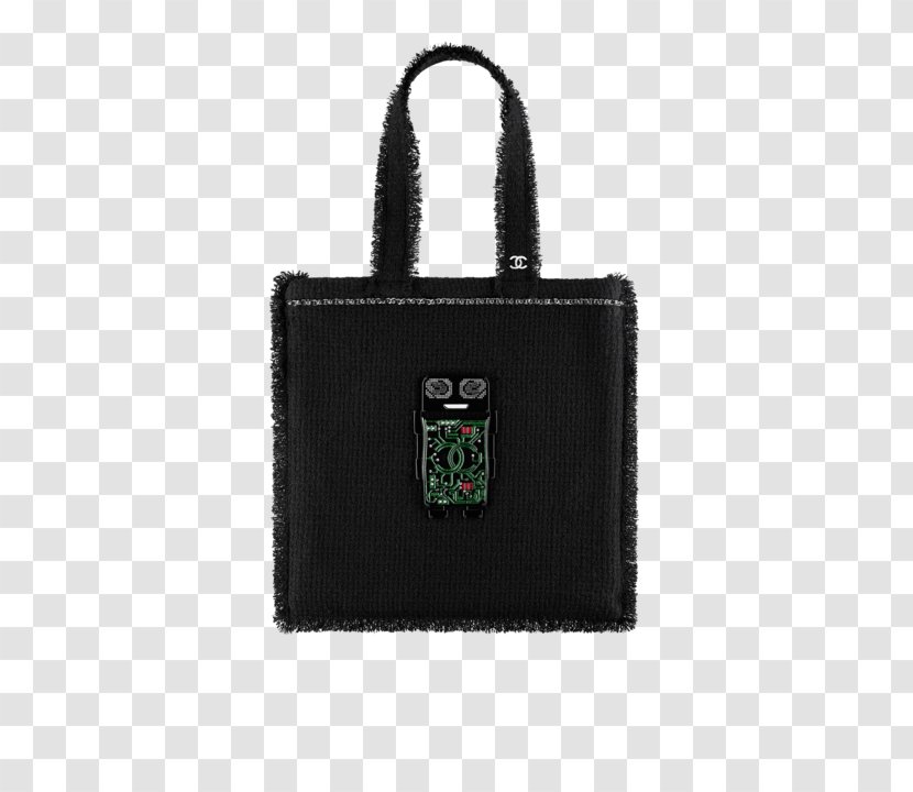 Handbag Chanel Reusable Shopping Bag - Black M Transparent PNG