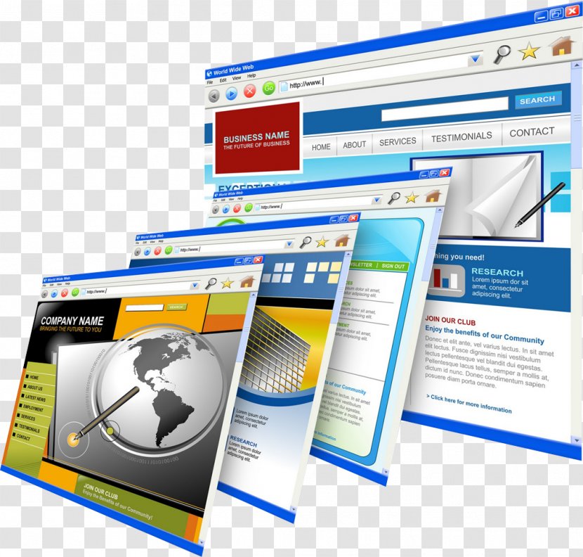 Web Development Design - Html - Banners Transparent PNG