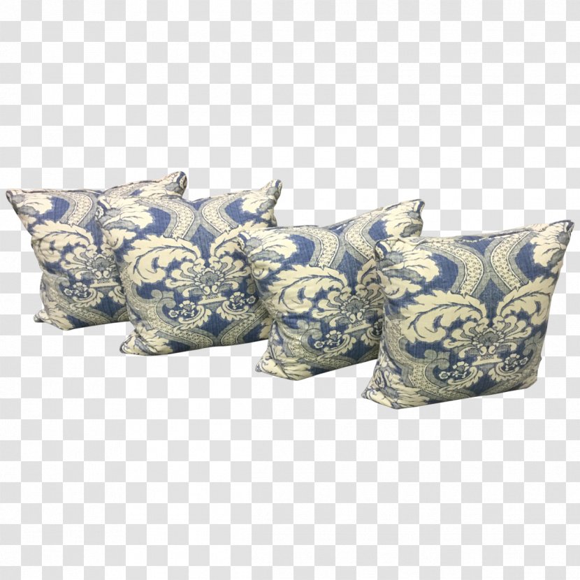 Cushion Throw Pillows Blue And White Pottery Porcelain - Pillow Transparent PNG