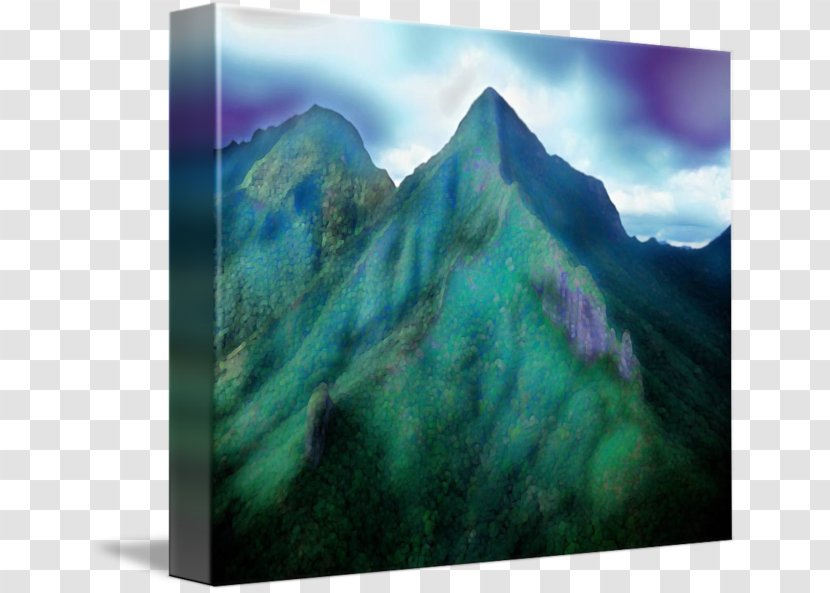 Mount Scenery Painting Sky Plc Mountain - Range Transparent PNG