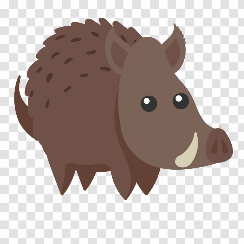 Cartoon - Animal - Vector Cute Rhino Transparent PNG