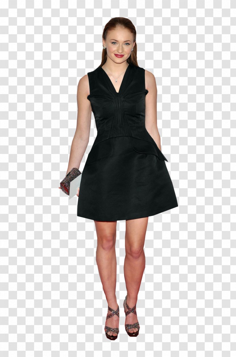 Sleeve Little Black Dress Plus-size Clothing - Model Transparent PNG