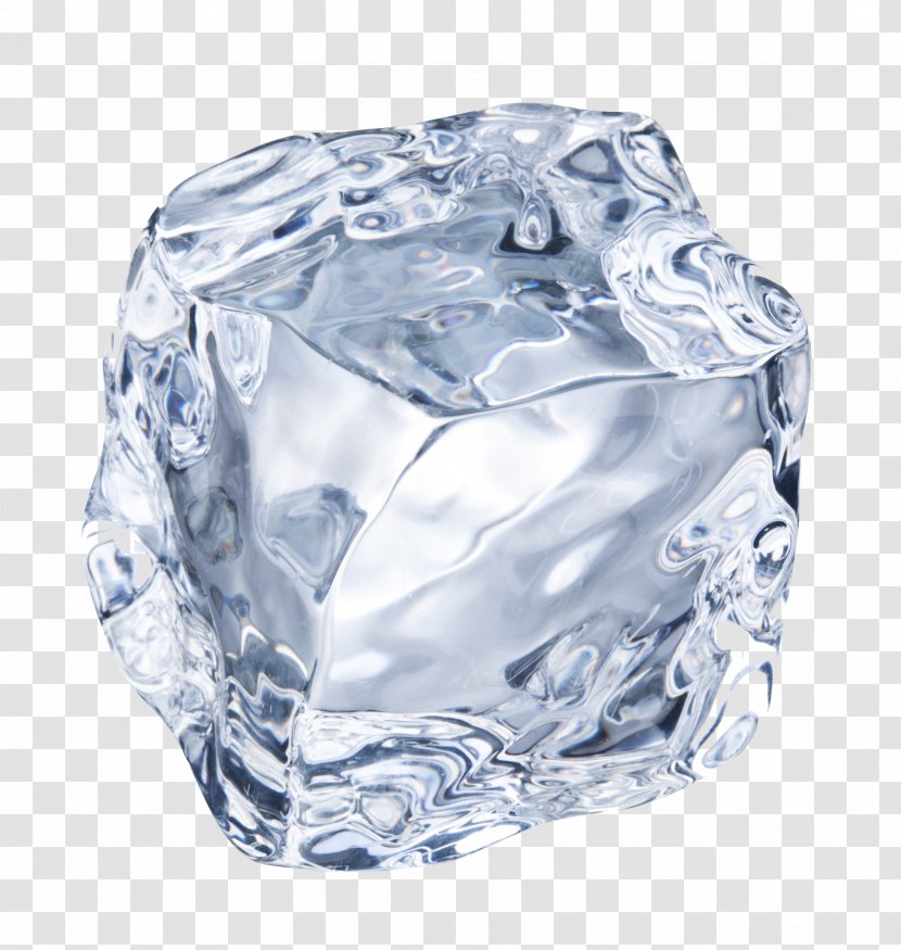 Blue Ice Cube Crystal Transparent PNG