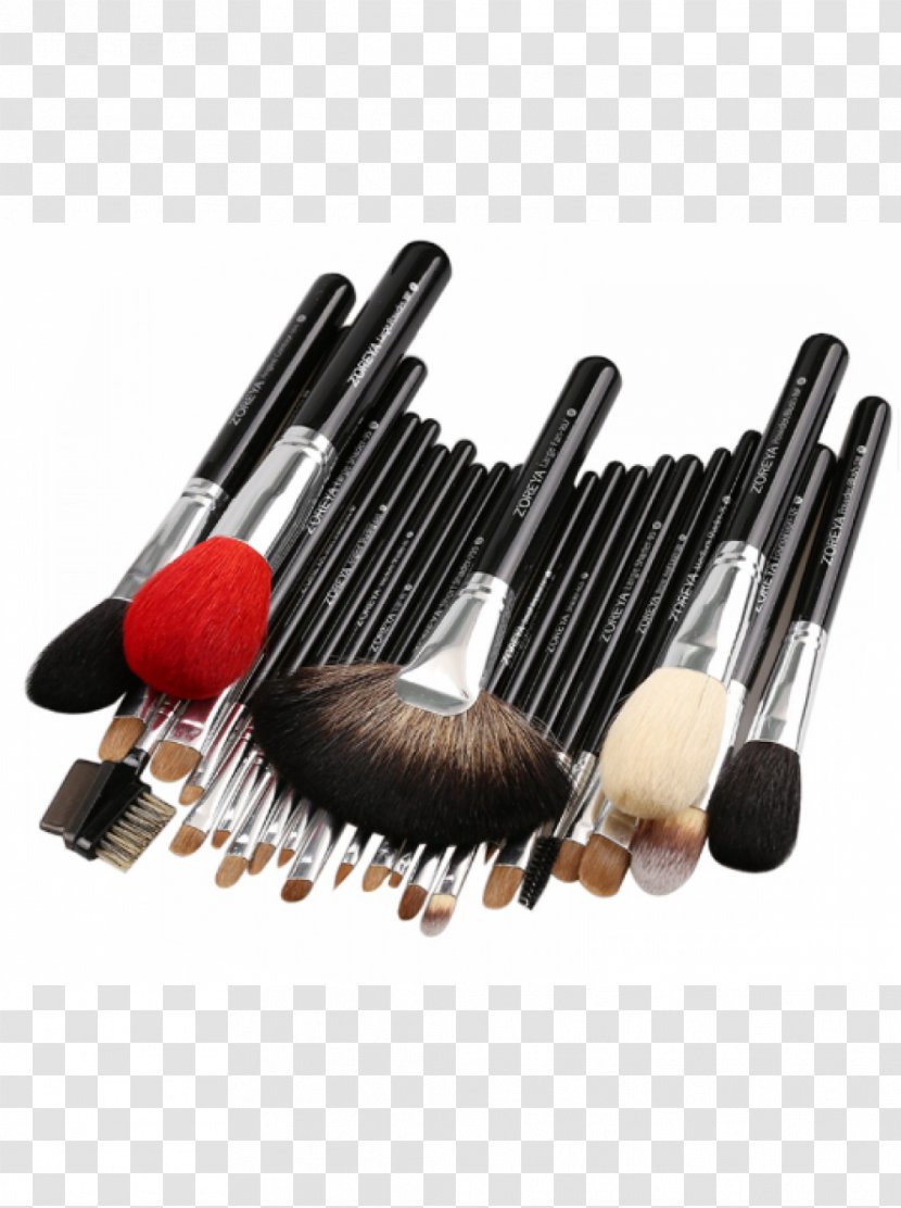 Makeup Brush Cosmetics Make-up Hair - Hairbrush - Foundation Transparent PNG