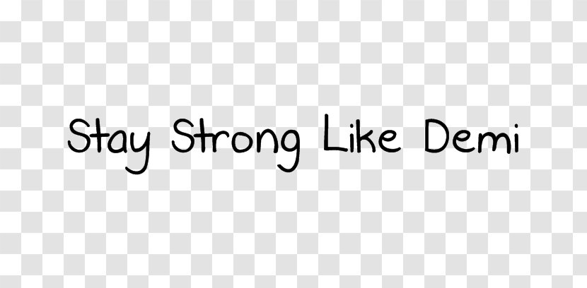 Logo Brand Font - Stay Strong Transparent PNG