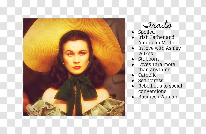 Scarlett O'Hara Gone With The Wind Straw Hat Southern Belle - Character - Rhett Butler Transparent PNG