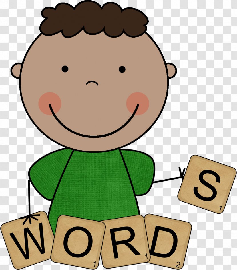 Sight Word Spelling Reading Clip Art - Human Behavior - Neat Room Cliparts Transparent PNG