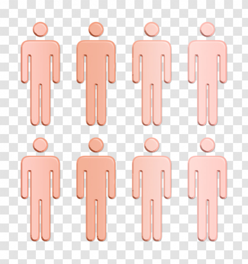 8 Persons Icon People Icon Group Icon Transparent PNG
