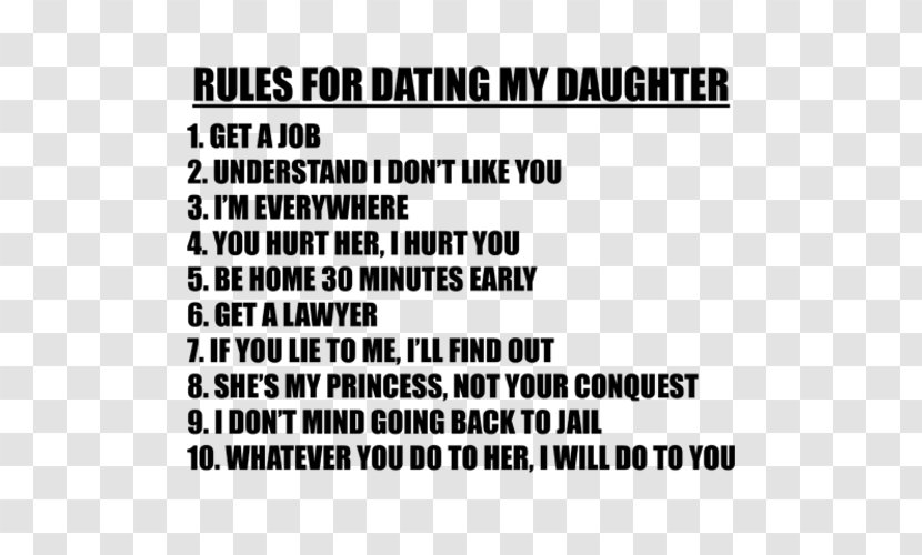 Daughter Dating Father Boyfriend Man - Greeting Note Cards Transparent PNG