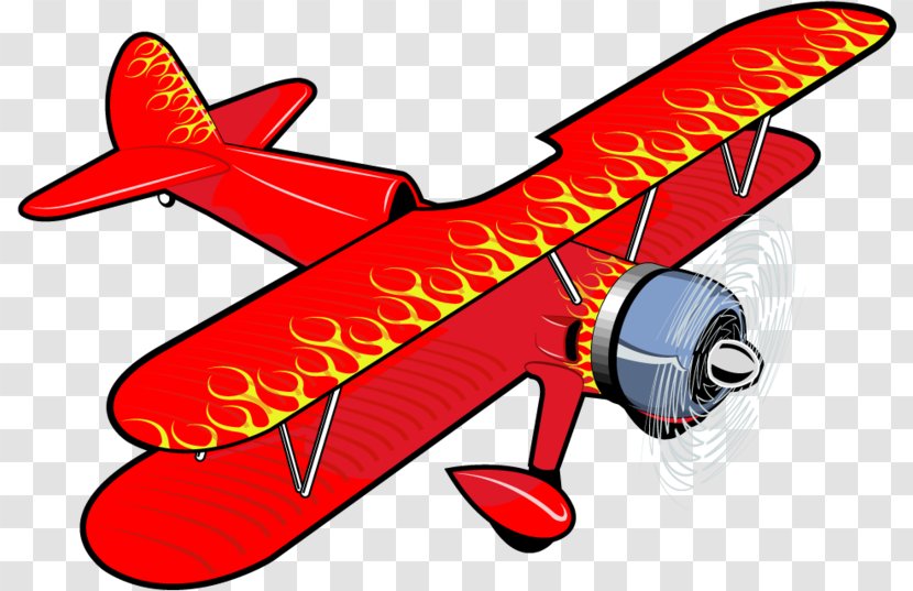 Airplane - Radio Controlled Aircraft - Biplane Transparent PNG