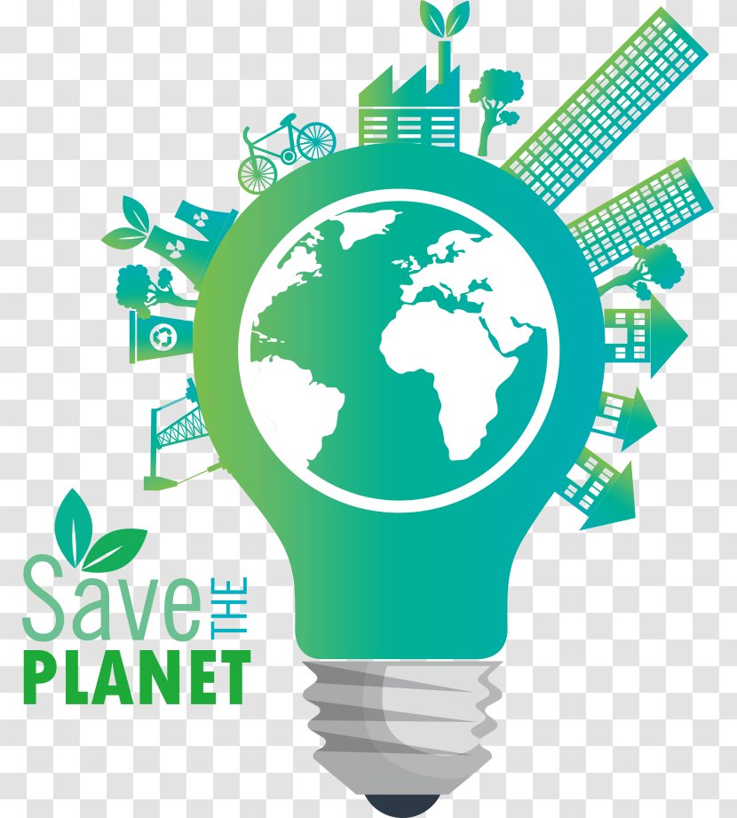 Earth Concept Ecology - Brand - Vector Bulb Building Transparent PNG