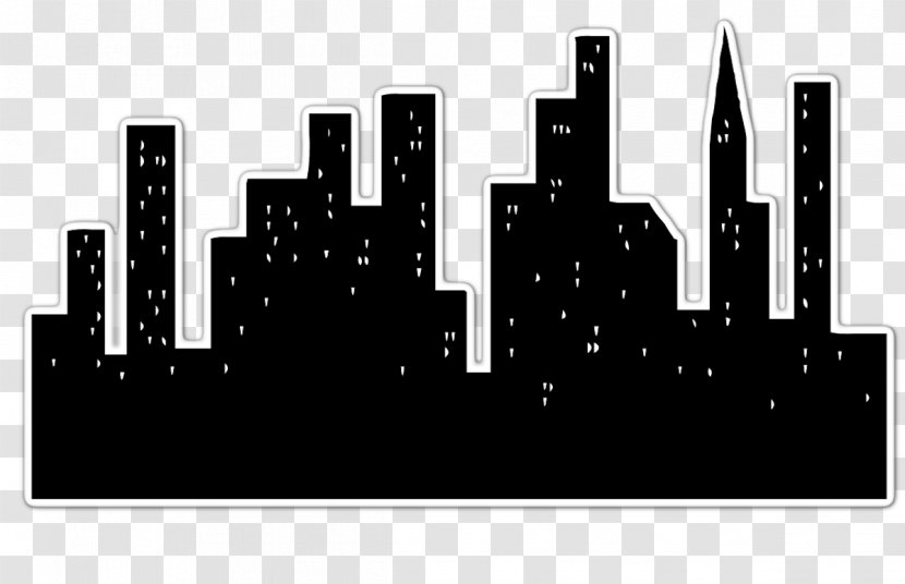 Silhouette Skyline - Tall Transparent PNG