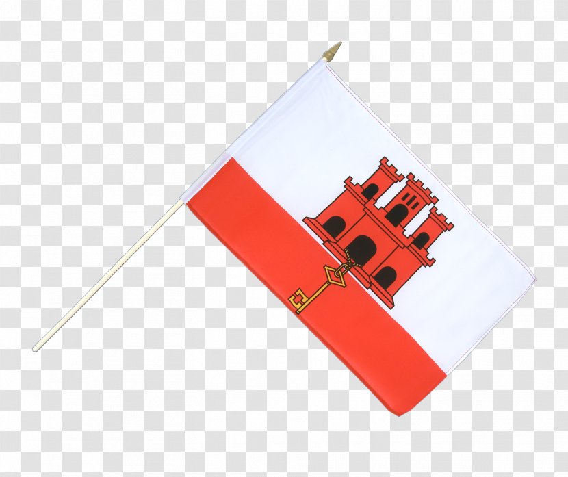 Flag Of Gibraltar Fahne Sleeve - Square Meter Transparent PNG