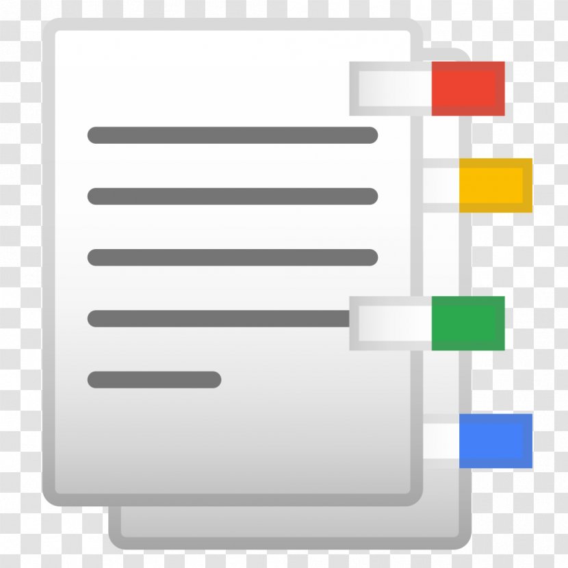 Tab Bookmark - Vector Format Transparent PNG