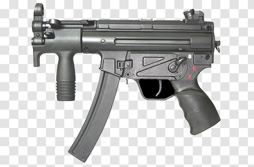 Heckler & Koch MP5K MP7 Submachine Gun - Cartoon - Weapon Transparent PNG