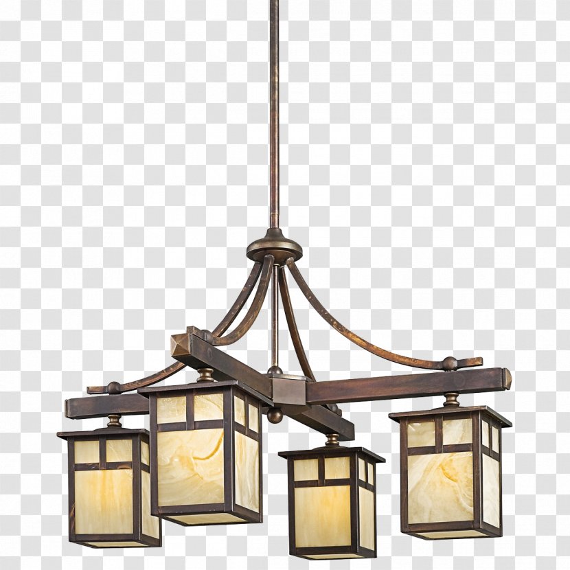 Mission Style Furniture Pendant Light Chandelier Fixture - Lantern Transparent PNG