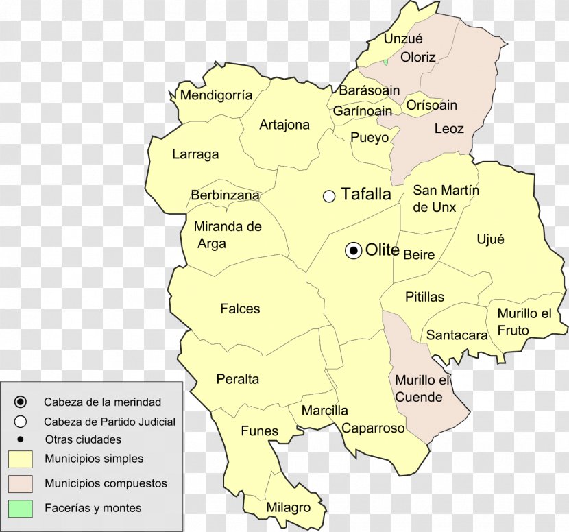 Olite Erriberriko Merindadea Tudela Cárcar Sangüesa - Wikipedia - Map Transparent PNG