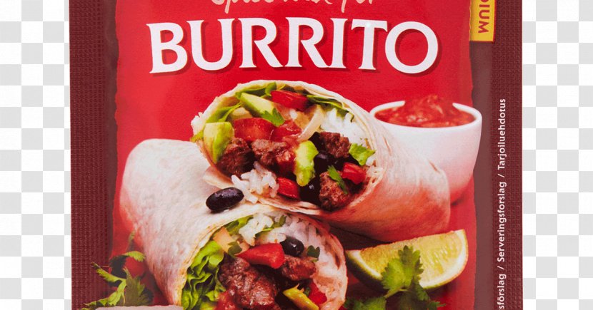 Burrito Taco Fajita Tex-Mex Mexican Cuisine - Flavor - Chili Pepper Transparent PNG