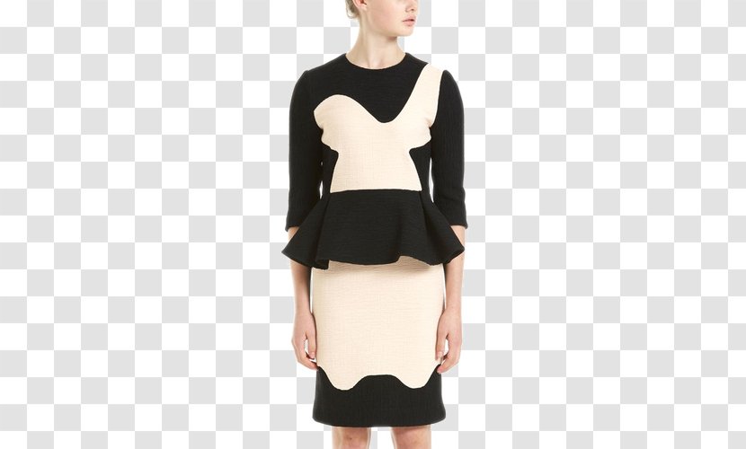 Ruffle Little Black Dress Sleeve - Shoulder - Series Frill Transparent PNG