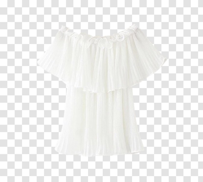 Shoulder Ruffle Sleeve Blouse Skirt - Clothing - Dress Transparent PNG