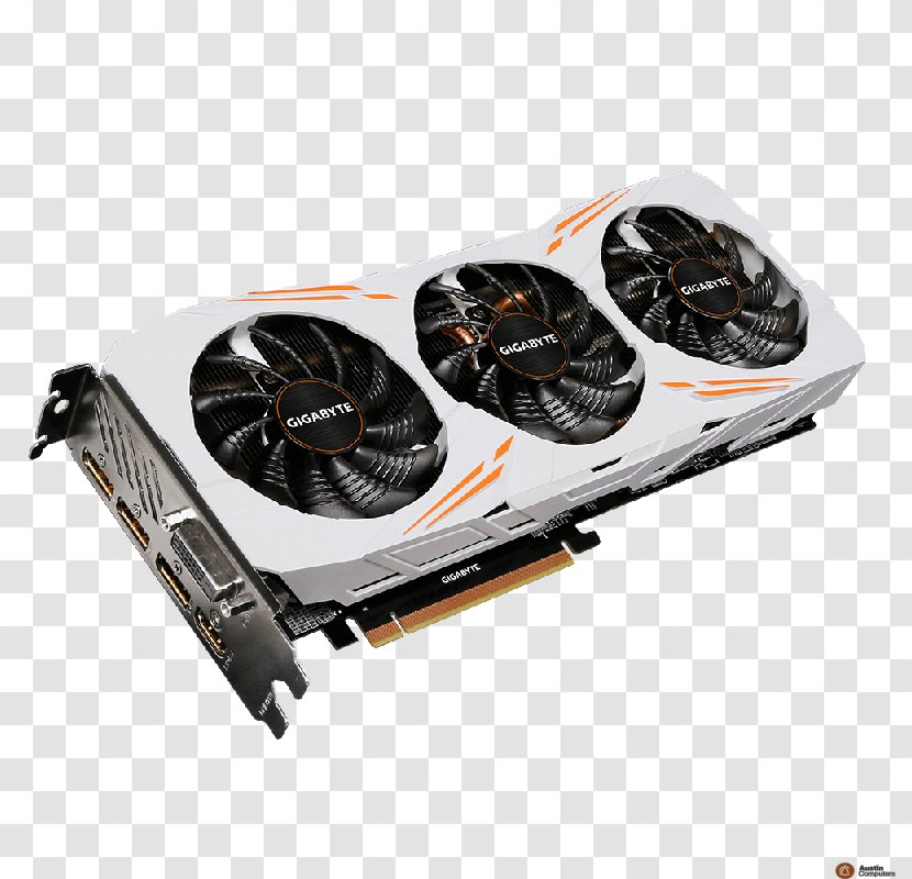 Graphics Cards & Video Adapters NVIDIA GeForce GTX 1080 Ti Gigabyte Technology Card With Geforce Gtx 1080Ti GV-N108TGAMING OC-11GD - Nvidia Transparent PNG