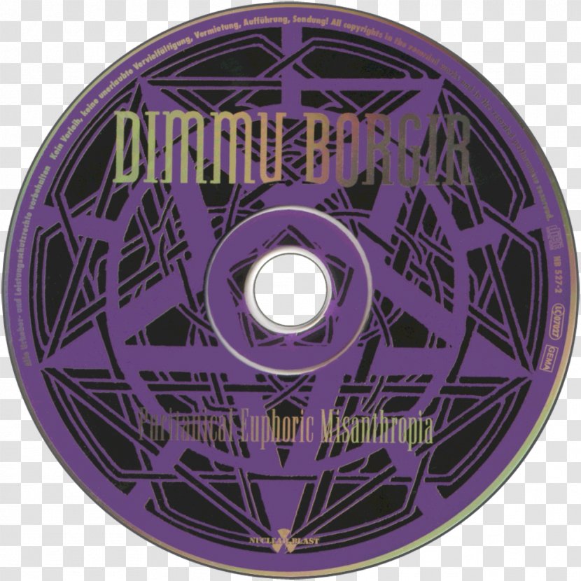 Compact Disc Disk Storage - Violet - Dimmu Borgir Transparent PNG