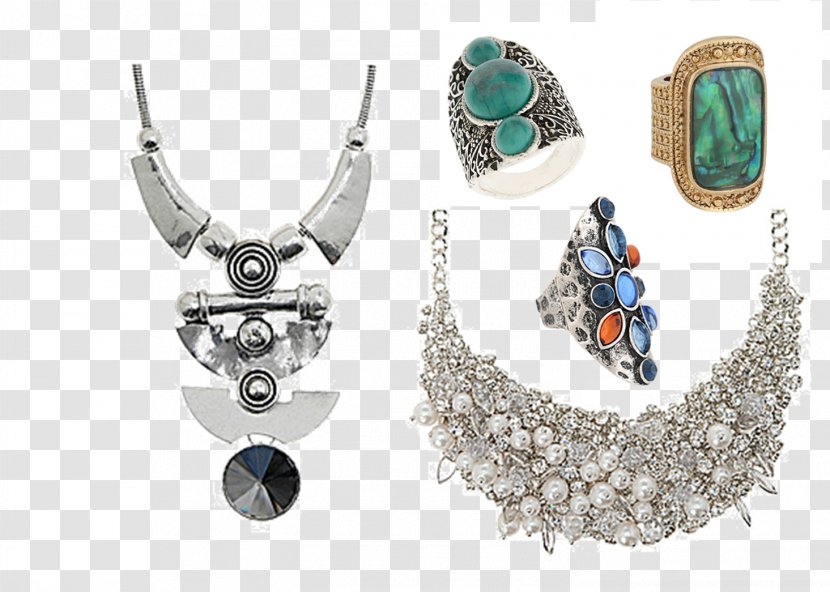Locket Earring Necklace Gemstone - Pendant Transparent PNG