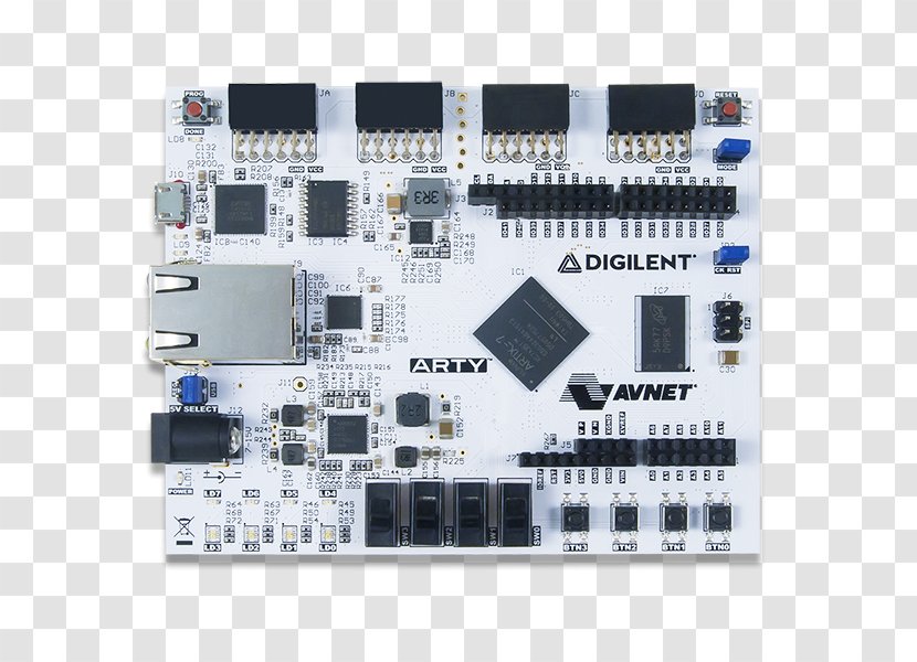 Field-programmable Gate Array Microprocessor Development Board Xilinx JTAG Programmable Logic Device - Microcontroller Transparent PNG
