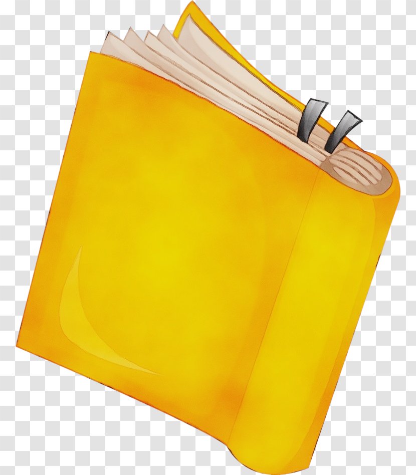 Watercolor Background - Zipper Orange Transparent PNG