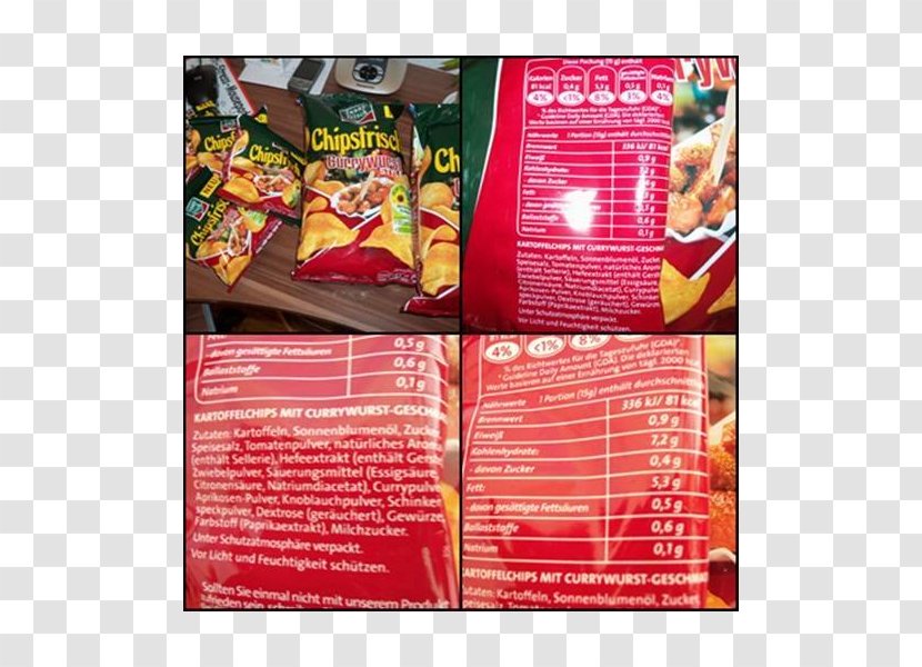 Currywurst Potato Chip Flavor Curry Powder - Hungarian Transparent PNG