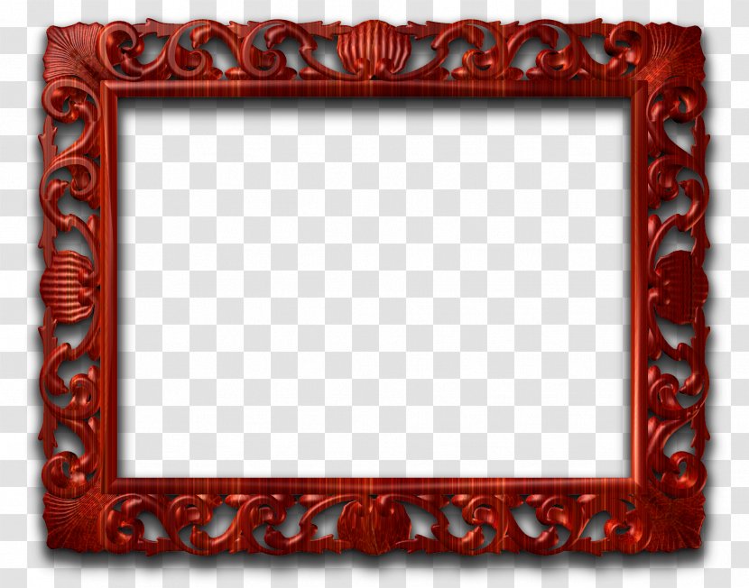 Picture Frames PhotoScape - Photoscape - Red Transparent PNG