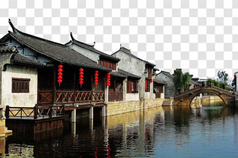 Zhouzhuang Hangzhou Wuzhen Xitang Zhuge Village - Facade - Dangkou Town Transparent PNG